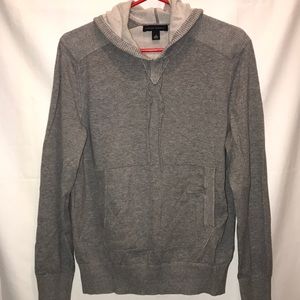 Banana Republic, lightweight hooded sweatshirt